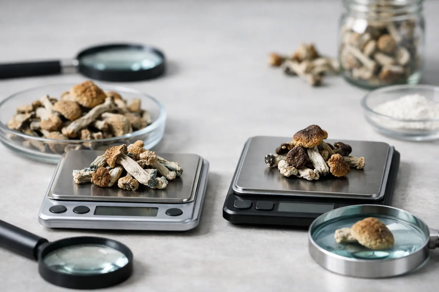 How to Compare Dried Shroom Potency